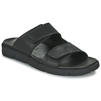 Schoenen Heren Leren slippers Geox U XAND 2S Zwart