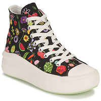 Schoenen Dames Hoge sneakers Converse CHUCK TAYLOR ALL STAR MOVE-FESTIVAL- JUICY GREEN GRAPHIC Zwart / Multicolour