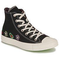 Schoenen Dames Hoge sneakers Converse CHUCK TAYLOR ALL STAR-FESTIVAL- JUICY GREEN GRAPHIC Zwart / Multicolour