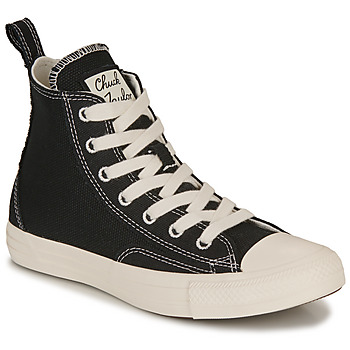Schoenen Dames Hoge sneakers Converse CHUCK TAYLOR ALL STAR-BLACK/BLACK/EGRET Zwart