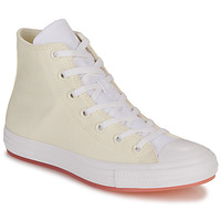 Schoenen Dames Hoge sneakers Converse CHUCK TAYLOR ALL STAR MARBLED-EGRET/CHEEKY CORAL/LAWN FLAMINGO Wit / Beige