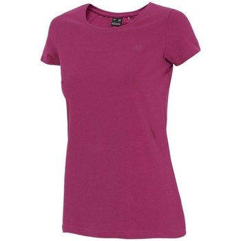 Textiel Dames T-shirts korte mouwen 4F TSD350 Violet