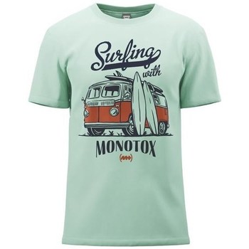 Textiel Heren T-shirts korte mouwen Monotox MX22066 Groen