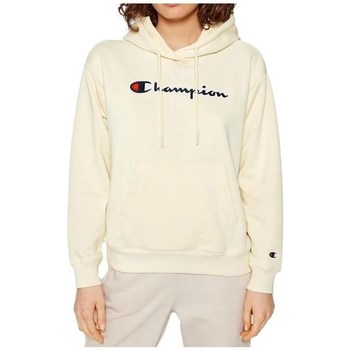 Textiel Dames Sweaters / Sweatshirts Champion Hooded Sweatshirt Creme
