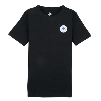 Textiel Jongens T-shirts korte mouwen Converse SS PRINTED CTP TEE Zwart