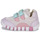 Schoenen Meisjes Lage sneakers Geox B IUPIDOO GIRL Roze / Blauw