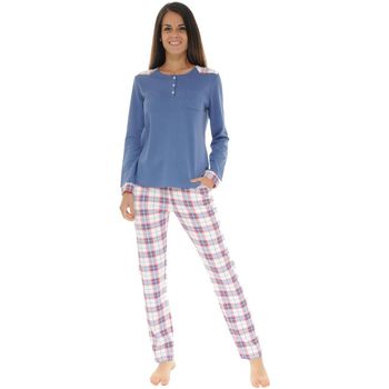 Textiel Dames Pyjama's / nachthemden Christian Cane ROMINA Blauw