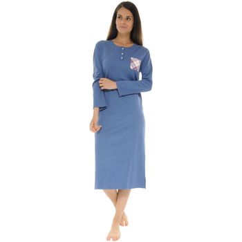 Textiel Dames Pyjama's / nachthemden Christian Cane ROMINA Blauw