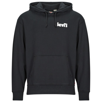 Textiel Heren Sweaters / Sweatshirts Levi's RELAXED GRAPHIC PO Poster / Hoodie / Caviar*
