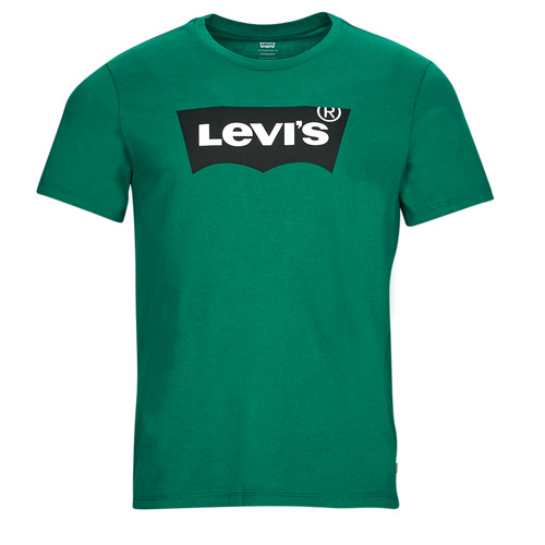 Textiel Heren T-shirts korte mouwen Levi's GRAPHIC CREWNECK TEE Groen