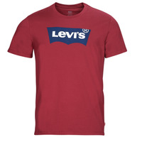 Textiel Heren T-shirts korte mouwen Levi's GRAPHIC CREWNECK TEE Bordeaux