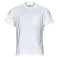 Textiel Heren T-shirts korte mouwen Levi's SS POCKET TEE RLX Helder / Wit
