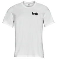 Textiel Heren T-shirts korte mouwen Levi's SS RELAXED FIT TEE Poster / Wit