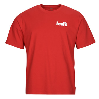 Textiel Heren T-shirts korte mouwen Levi's SS RELAXED FIT TEE Rood
