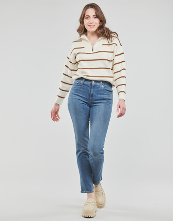 Textiel Dames Straight jeans Levi's 724 HIGH RISE STRAIGHT Slate / Clean / Hem