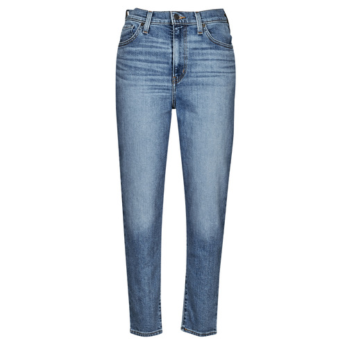 Textiel Dames Mom jeans Levi's HIGH WAISTED MOM JEAN Blauw