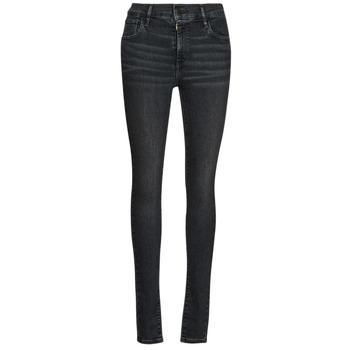 Textiel Dames Skinny Jeans Levi's 720 HIRISE SUPER SKINNY  zwart / Mustang