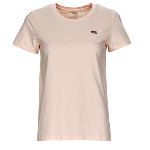 Textiel Dames T-shirts korte mouwen Levi's PERFECT TEE Roze