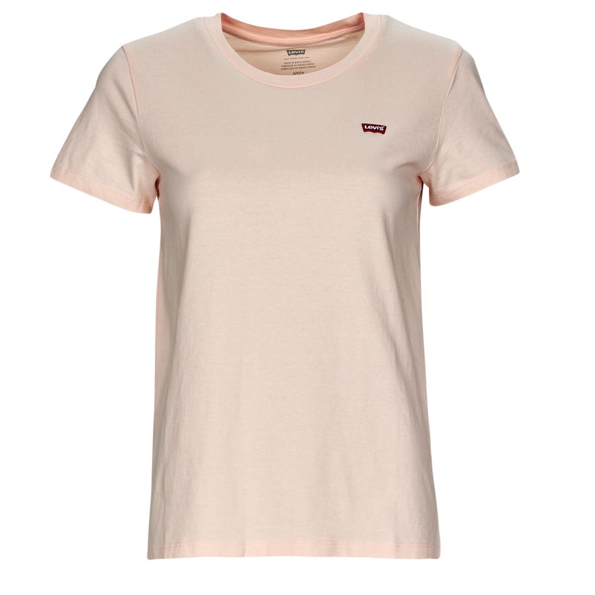 Textiel Dames T-shirts korte mouwen Levi's PERFECT TEE Roze