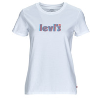 Textiel Dames T-shirts korte mouwen Levi's THE PERFECT TEE Wit
