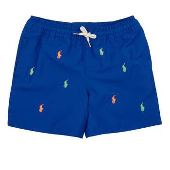Textiel Jongens Zwembroeken/ Zwemshorts Polo Ralph Lauren TRAVELER-SWIMWEAR-TRUNK Blauw / Multicolour