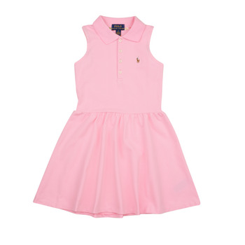Textiel Meisjes Korte jurken Polo Ralph Lauren SL POLO DRES-DRESSES-DAY DRESS Roze