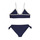 Textiel Meisjes Zwembroeken/ Zwemshorts Polo Ralph Lauren NAUTICAL 2PC-SWIMWEAR-2 PC SWIM Marine / Wit
