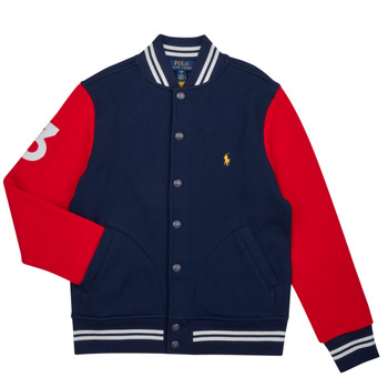 Textiel Jongens Wind jackets Polo Ralph Lauren BBALLJKT-OUTERWEAR-BOMBER Marine
