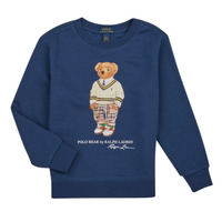 Textiel Jongens Sweaters / Sweatshirts Polo Ralph Lauren LS CN-KNIT SHIRTS-SWEATSHIRT Marine