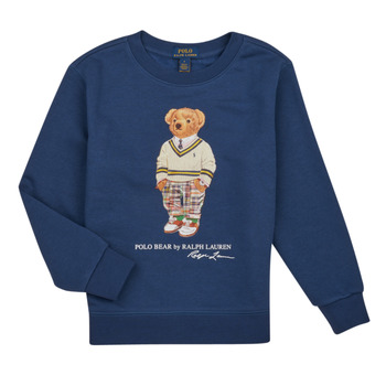 Textiel Jongens Sweaters / Sweatshirts Polo Ralph Lauren LS CN-KNIT SHIRTS-SWEATSHIRT Marine