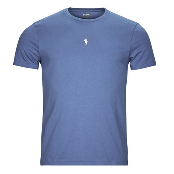 Textiel Heren T-shirts korte mouwen Polo Ralph Lauren SSCNCMSLM1-SHORT SLEEVE-T-SHIRT Blauw / Ciel / Blauw