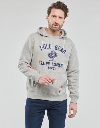 Textiel Heren Sweaters / Sweatshirts Polo Ralph Lauren BRODE + VUE DOS Grijs / Zwart