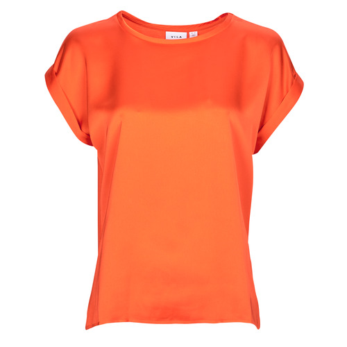 Textiel Dames Tops / Blousjes Vila VIELLETTE Orange