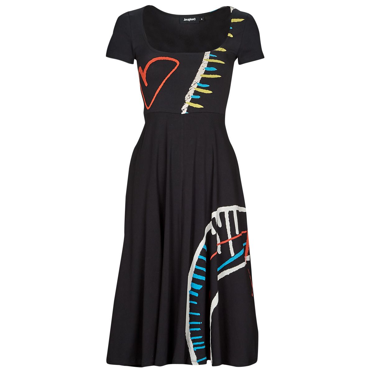 Textiel Dames Lange jurken Desigual VEST_LISA Zwart