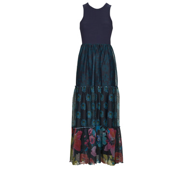 Textiel Dames Lange jurken Desigual VEST_DUDAS Blauw / Multicolour