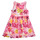 Textiel Meisjes Korte jurken Desigual VEST_INGRID Roze / Geel