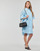 Textiel Dames Korte jurken Karl Lagerfeld BRODERIE ANGLAISE SHIRTDRESS Blauw / Ciel