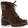 Schoenen Dames Enkellaarzen Best Mountain Boots / laarzen vrouw bruin Brown