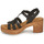 Schoenen Dames Sandalen / Open schoenen Ulanka TESITA Zwart
