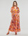 Textiel Dames Lange jurken Betty London ANYA Orange