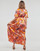 Textiel Dames Lange jurken Betty London ANYA Orange
