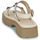 Schoenen Dames Sandalen / Open schoenen Fru.it 7935-087-GOMMA-TEXARO-YARROW Beige / Zilver