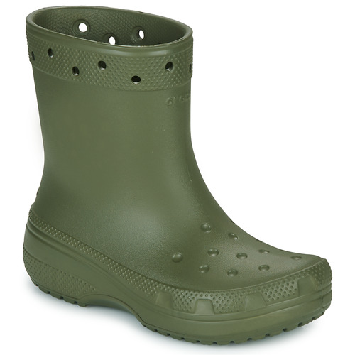 Schoenen Dames Regenlaarzen Crocs Classic Rain Boot Kaki