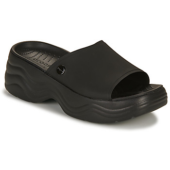 Schoenen Dames Leren slippers Crocs Skyline Slide Zwart