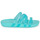 Schoenen Dames Leren slippers Crocs CrocsSplashGlossyStrappy Blauw