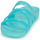 Schoenen Dames Leren slippers Crocs CrocsSplashGlossyStrappy Blauw