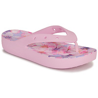 Schoenen Dames Slippers Crocs ClPlatformCherryBlossomFlip Roze / Violet
