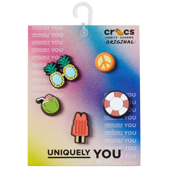 Accessoires Schoenen accessoires Crocs JIBBITZ HAPPY SUMMER 5 PACK Multicolour