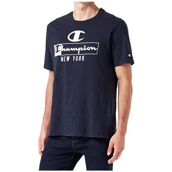 Textiel Heren T-shirts korte mouwen Champion 217997BS501 Bleu marine