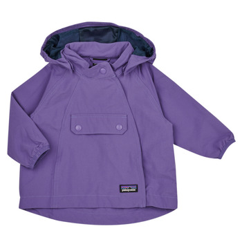 Textiel Kinderen Wind jackets Patagonia Baby Isthmus Anorak Violet